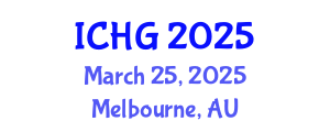 International Conference on Human Genetics (ICHG) March 25, 2025 - Melbourne, Australia