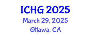 International Conference on Human Genetics (ICHG) March 29, 2025 - Ottawa, Canada