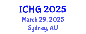 International Conference on Human Genetics (ICHG) March 29, 2025 - Sydney, Australia