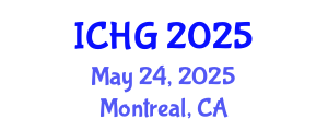 International Conference on Human Genetics (ICHG) May 24, 2025 - Montreal, Canada