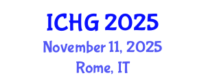 International Conference on Human Genetics (ICHG) November 11, 2025 - Rome, Italy