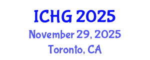 International Conference on Human Genetics (ICHG) November 29, 2025 - Toronto, Canada