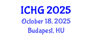 International Conference on Human Genetics (ICHG) October 18, 2025 - Budapest, Hungary