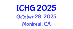 International Conference on Human Genetics (ICHG) October 28, 2025 - Montreal, Canada