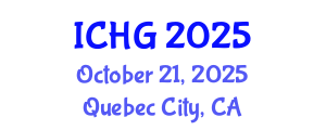 International Conference on Human Genetics (ICHG) October 21, 2025 - Quebec City, Canada