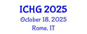 International Conference on Human Genetics (ICHG) October 18, 2025 - Rome, Italy