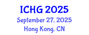 International Conference on Human Genetics (ICHG) September 27, 2025 - Hong Kong, China