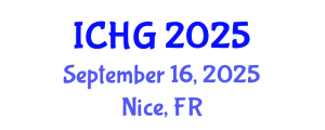 International Conference on Human Genetics (ICHG) September 16, 2025 - Nice, France