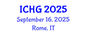 International Conference on Human Genetics (ICHG) September 16, 2025 - Rome, Italy