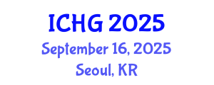 International Conference on Human Genetics (ICHG) September 16, 2025 - Seoul, Republic of Korea