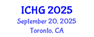 International Conference on Human Genetics (ICHG) September 20, 2025 - Toronto, Canada