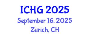 International Conference on Human Genetics (ICHG) September 16, 2025 - Zurich, Switzerland