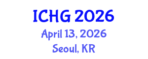 International Conference on Human Genetics (ICHG) April 13, 2026 - Seoul, Republic of Korea