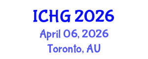 International Conference on Human Genetics (ICHG) April 06, 2026 - Toronto, Australia International Conference on Human Genetics (ICHG) April 06, 2026 - Toronto, Australia