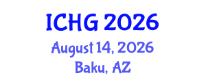 International Conference on Human Genetics (ICHG) August 14, 2026 - Baku, Azerbaijan International Conference on Human Genetics (ICHG) August 14, 2026 - Baku, Azerbaijan
