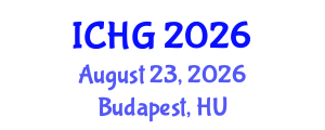 International Conference on Human Genetics (ICHG) August 23, 2026 - Budapest, Hungary International Conference on Human Genetics (ICHG) August 23, 2026 - Budapest, Hungary