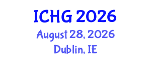 International Conference on Human Genetics (ICHG) August 28, 2026 - Dublin, Ireland International Conference on Human Genetics (ICHG) August 28, 2026 - Dublin, Ireland