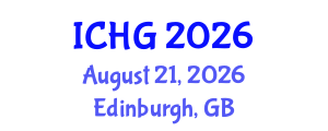 International Conference on Human Genetics (ICHG) August 21, 2026 - Edinburgh, United Kingdom International Conference on Human Genetics (ICHG) August 21, 2026 - Edinburgh, United Kingdom