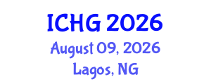 International Conference on Human Genetics (ICHG) August 09, 2026 - Lagos, Nigeria International Conference on Human Genetics (ICHG) August 09, 2026 - Lagos, Nigeria