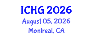 International Conference on Human Genetics (ICHG) August 05, 2026 - Montreal, Canada International Conference on Human Genetics (ICHG) August 05, 2026 - Montreal, Canada