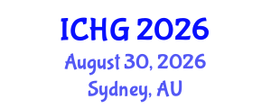 International Conference on Human Genetics (ICHG) August 30, 2026 - Sydney, Australia International Conference on Human Genetics (ICHG) August 30, 2026 - Sydney, Australia