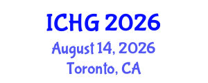 International Conference on Human Genetics (ICHG) August 14, 2026 - Toronto, Canada International Conference on Human Genetics (ICHG) August 14, 2026 - Toronto, Canada