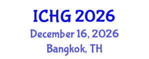 International Conference on Human Genetics (ICHG) December 16, 2026 - Bangkok, Thailand International Conference on Human Genetics (ICHG) December 16, 2026 - Bangkok, Thailand