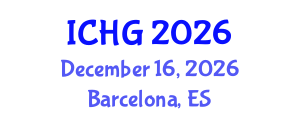 International Conference on Human Genetics (ICHG) December 16, 2026 - Barcelona, Spain International Conference on Human Genetics (ICHG) December 16, 2026 - Barcelona, Spain