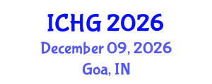 International Conference on Human Genetics (ICHG) December 09, 2026 - Goa, India International Conference on Human Genetics (ICHG) December 09, 2026 - Goa, India