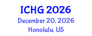 International Conference on Human Genetics (ICHG) December 20, 2026 - Honolulu, United States International Conference on Human Genetics (ICHG) December 20, 2026 - Honolulu, United States