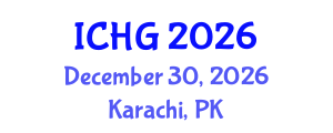International Conference on Human Genetics (ICHG) December 30, 2026 - Karachi, Pakistan International Conference on Human Genetics (ICHG) December 30, 2026 - Karachi, Pakistan