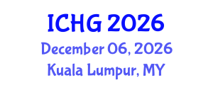 International Conference on Human Genetics (ICHG) December 06, 2026 - Kuala Lumpur, Malaysia International Conference on Human Genetics (ICHG) December 06, 2026 - Kuala Lumpur, Malaysia