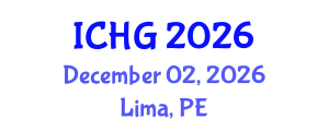 International Conference on Human Genetics (ICHG) December 02, 2026 - Lima, Peru International Conference on Human Genetics (ICHG) December 02, 2026 - Lima, Peru