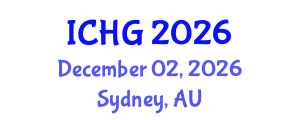 International Conference on Human Genetics (ICHG) December 02, 2026 - Sydney, Australia International Conference on Human Genetics (ICHG) December 02, 2026 - Sydney, Australia
