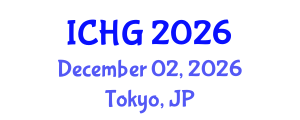 International Conference on Human Genetics (ICHG) December 02, 2026 - Tokyo, Japan International Conference on Human Genetics (ICHG) December 02, 2026 - Tokyo, Japan