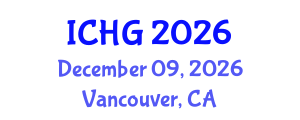 International Conference on Human Genetics (ICHG) December 09, 2026 - Vancouver, Canada International Conference on Human Genetics (ICHG) December 09, 2026 - Vancouver, Canada