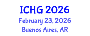 International Conference on Human Genetics (ICHG) February 23, 2026 - Buenos Aires, Argentina International Conference on Human Genetics (ICHG) February 23, 2026 - Buenos Aires, Argentina