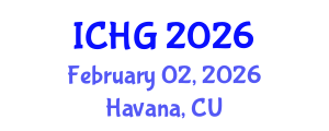 International Conference on Human Genetics (ICHG) February 02, 2026 - Havana, Cuba International Conference on Human Genetics (ICHG) February 02, 2026 - Havana, Cuba
