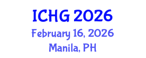 International Conference on Human Genetics (ICHG) February 16, 2026 - Manila, Philippines International Conference on Human Genetics (ICHG) February 16, 2026 - Manila, Philippines
