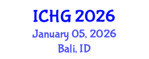 International Conference on Human Genetics (ICHG) January 05, 2026 - Bali, Indonesia International Conference on Human Genetics (ICHG) January 05, 2026 - Bali, Indonesia