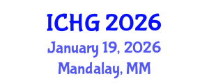 International Conference on Human Genetics (ICHG) January 19, 2026 - Mandalay, Myanmar International Conference on Human Genetics (ICHG) January 19, 2026 - Mandalay, Myanmar