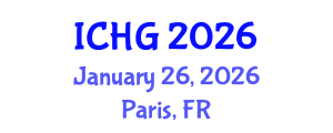 International Conference on Human Genetics (ICHG) January 26, 2026 - Paris, France International Conference on Human Genetics (ICHG) January 26, 2026 - Paris, France