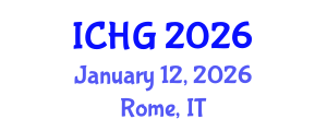 International Conference on Human Genetics (ICHG) January 12, 2026 - Rome, Italy International Conference on Human Genetics (ICHG) January 12, 2026 - Rome, Italy