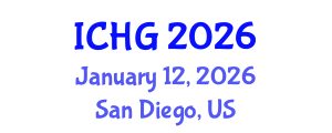 International Conference on Human Genetics (ICHG) January 12, 2026 - San Diego, United States International Conference on Human Genetics (ICHG) January 12, 2026 - San Diego, United States