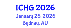 International Conference on Human Genetics (ICHG) January 26, 2026 - Sydney, Australia International Conference on Human Genetics (ICHG) January 26, 2026 - Sydney, Australia
