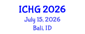 International Conference on Human Genetics (ICHG) July 15, 2026 - Bali, Indonesia International Conference on Human Genetics (ICHG) July 15, 2026 - Bali, Indonesia