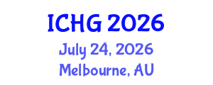 International Conference on Human Genetics (ICHG) July 24, 2026 - Melbourne, Australia International Conference on Human Genetics (ICHG) July 24, 2026 - Melbourne, Australia