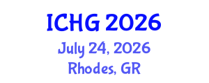 International Conference on Human Genetics (ICHG) July 24, 2026 - Rhodes, Greece International Conference on Human Genetics (ICHG) July 24, 2026 - Rhodes, Greece