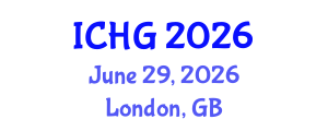 International Conference on Human Genetics (ICHG) June 29, 2026 - London, United Kingdom International Conference on Human Genetics (ICHG) June 29, 2026 - London, United Kingdom