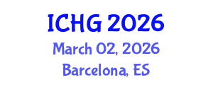 International Conference on Human Genetics (ICHG) March 02, 2026 - Barcelona, Spain International Conference on Human Genetics (ICHG) March 02, 2026 - Barcelona, Spain